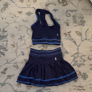 x Free People movement advantage set in navy